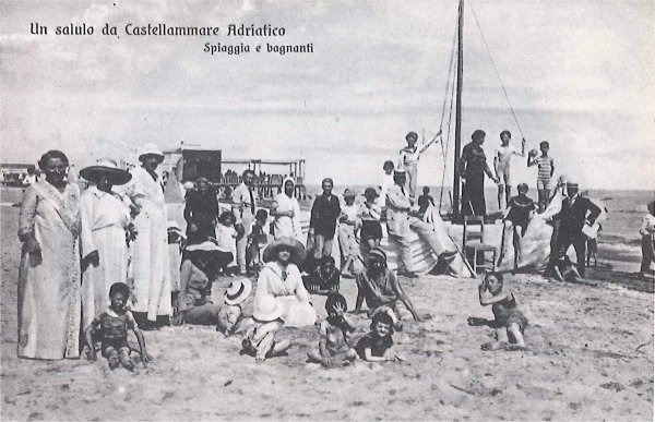 Castellamare Adriatico (cartolina,1919)
