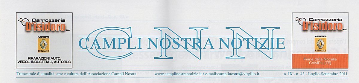 "Campli Nostra Notizie", a. IX, n. 43,  luglio-settembre 2011
