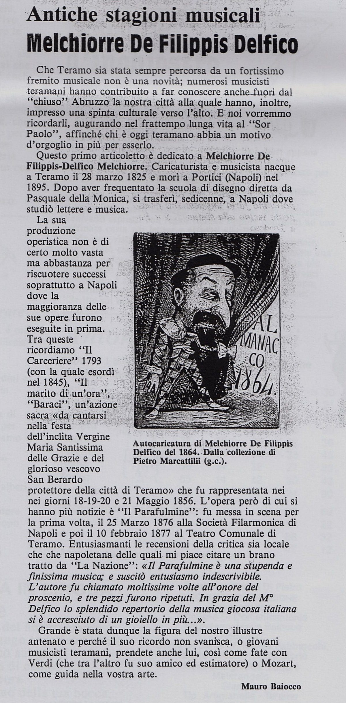 "Sor Paolo", nuova serie, anno 1, n.0, Teramo 25 settembre 1993