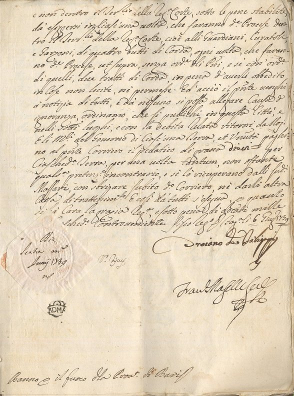 Bando 3, Foggia 6 giugno 1739, pag. 3