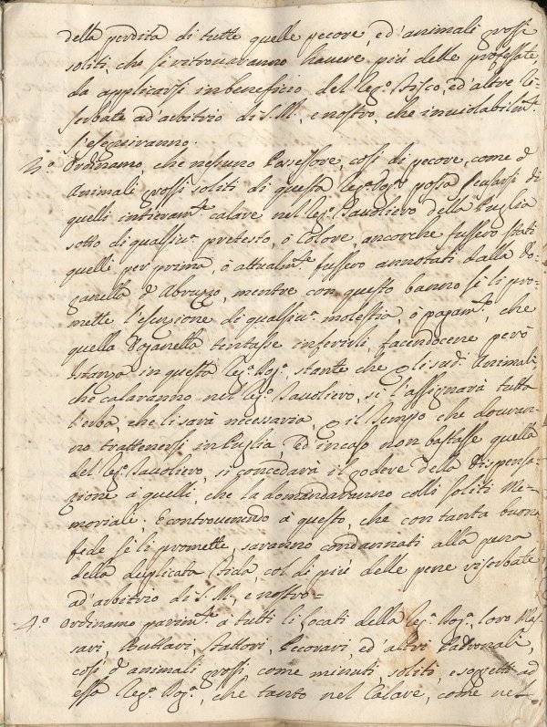 Bando 5, Foggia 24 agosto 1739, pag. 3