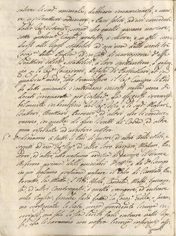 Bando 5, Foggia 24 agosto 1739, pag. 4