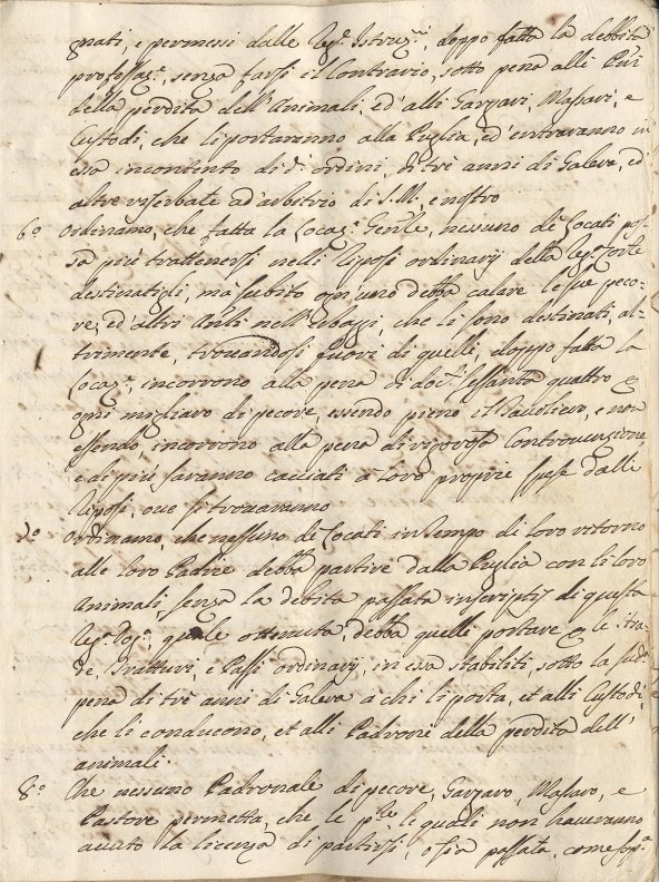 Bando 5, Foggia 24 agosto 1739, pag. 5