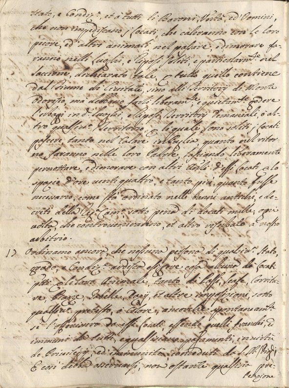 Bando 5, Foggia 24 agosto 1739, pag. 10