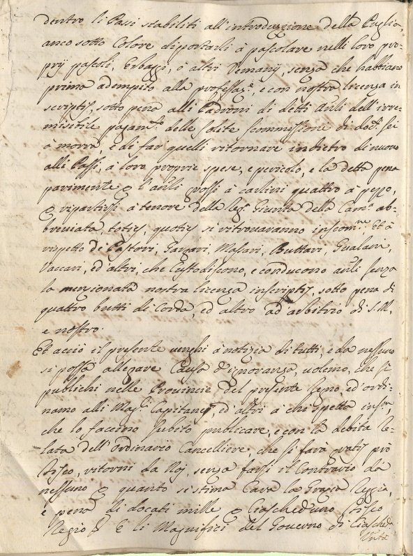 Bando 5, Foggia 24 agosto 1739, pag. 14