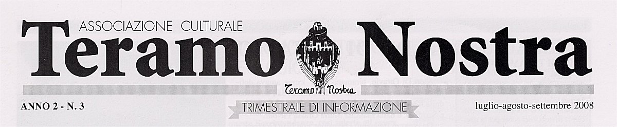 "Teramo Nostra", anno 2, n. 3, luglio-agosto-settembre 2008