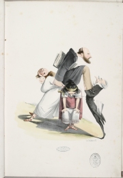 Album di caricature, 1860, Bolognese