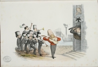 Album di caricature, 1860, Serenata