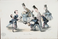 Album di caricature, 1860, Elezione di un Maggiore