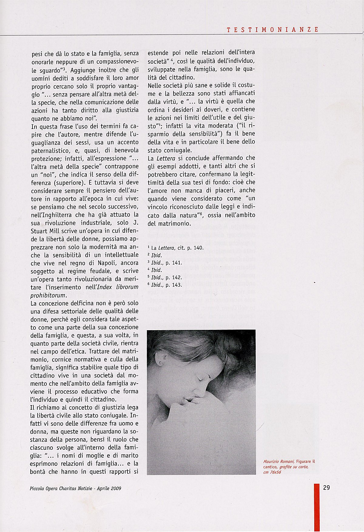Piccola Opera Charitas, anno IX, n. 1, gennaio-aprile 2009, pag. 29