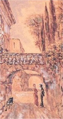 1. Palazzo Delfico e ponti di via del Burro