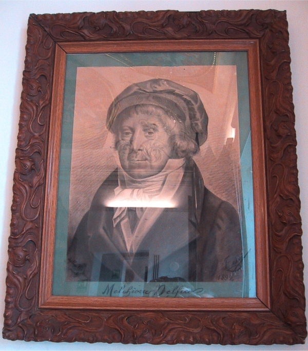 Ritratto di Melchiorre Delfico, (Emidio Tesei, 1892)