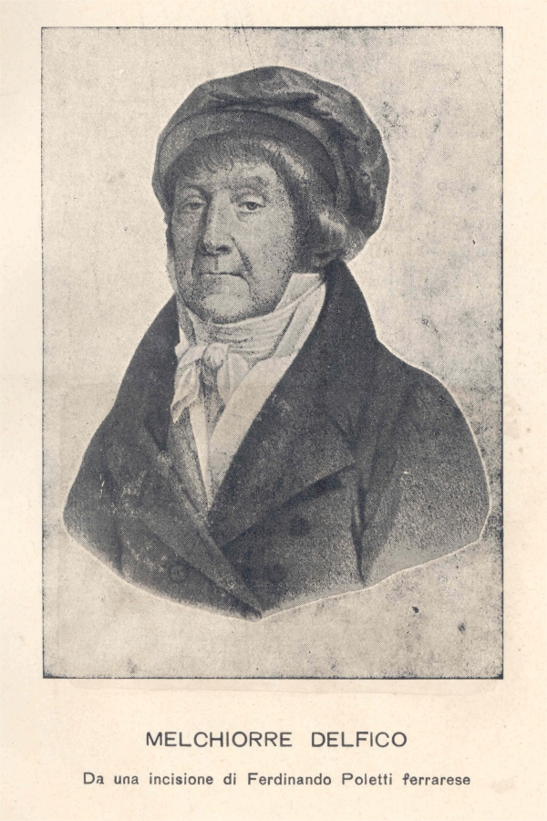 Ritratto di Melchiorre Delfico, (Ferdinando Poletti, Ferrara 1811 - 1878)