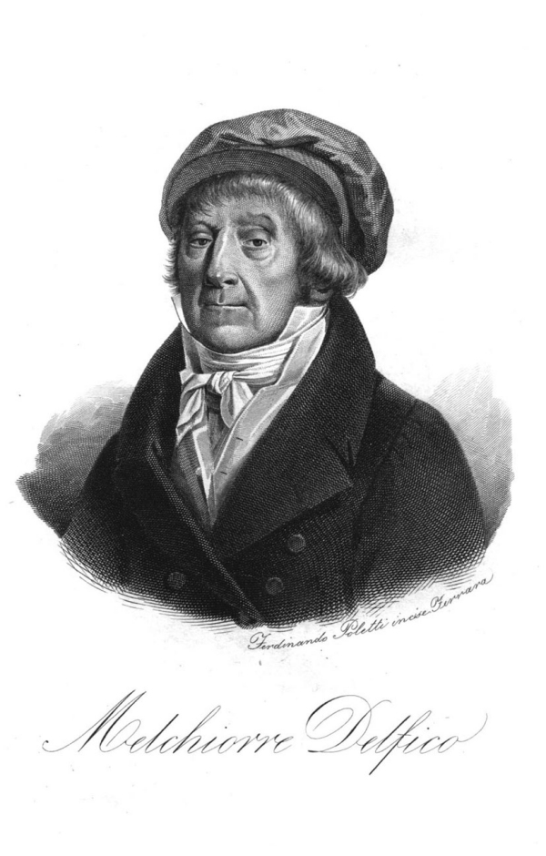 Ritratto di Melchiorre Delfico, (Ferdinando Poletti, Ferrara 1811 - 1878)