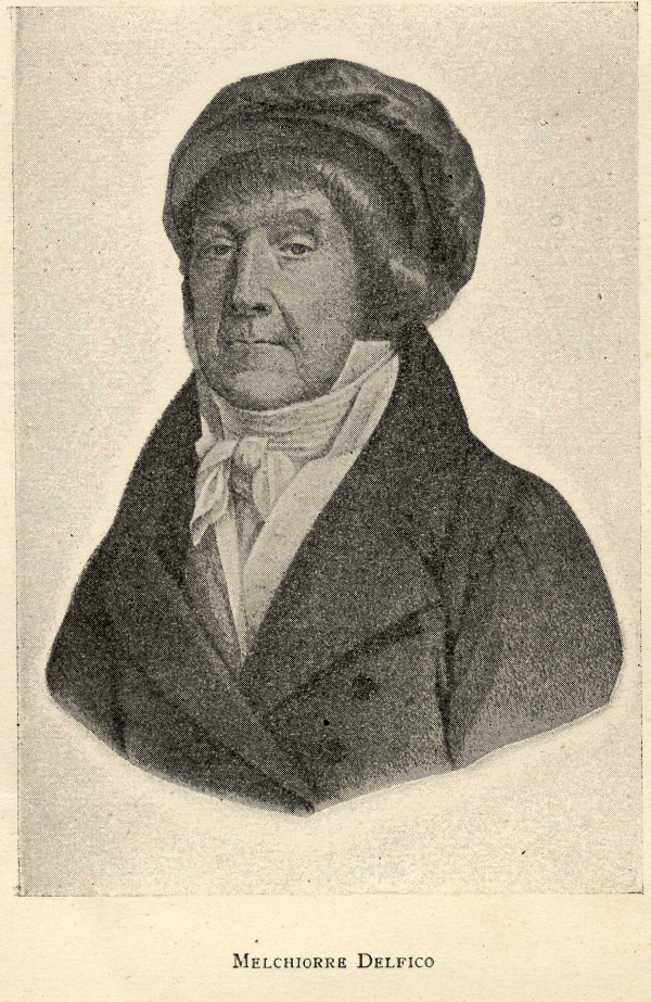 Ritratto di Melchiorre Delfico, (Ferdinando Poletti, Ferrara 1811 - 1878)