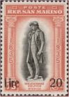 Melchiorre Delfico, sui francobolli emessi in San Marino