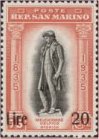 Melchiorre Delfico, sui francobolli emessi in San Marino