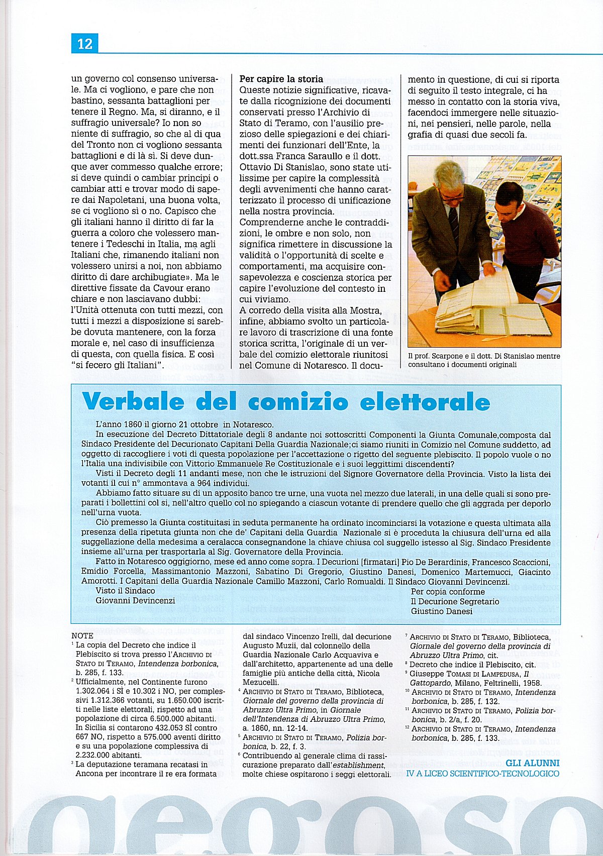 "Pegaso", n.15 / 21 maggio 2011, pag. 12