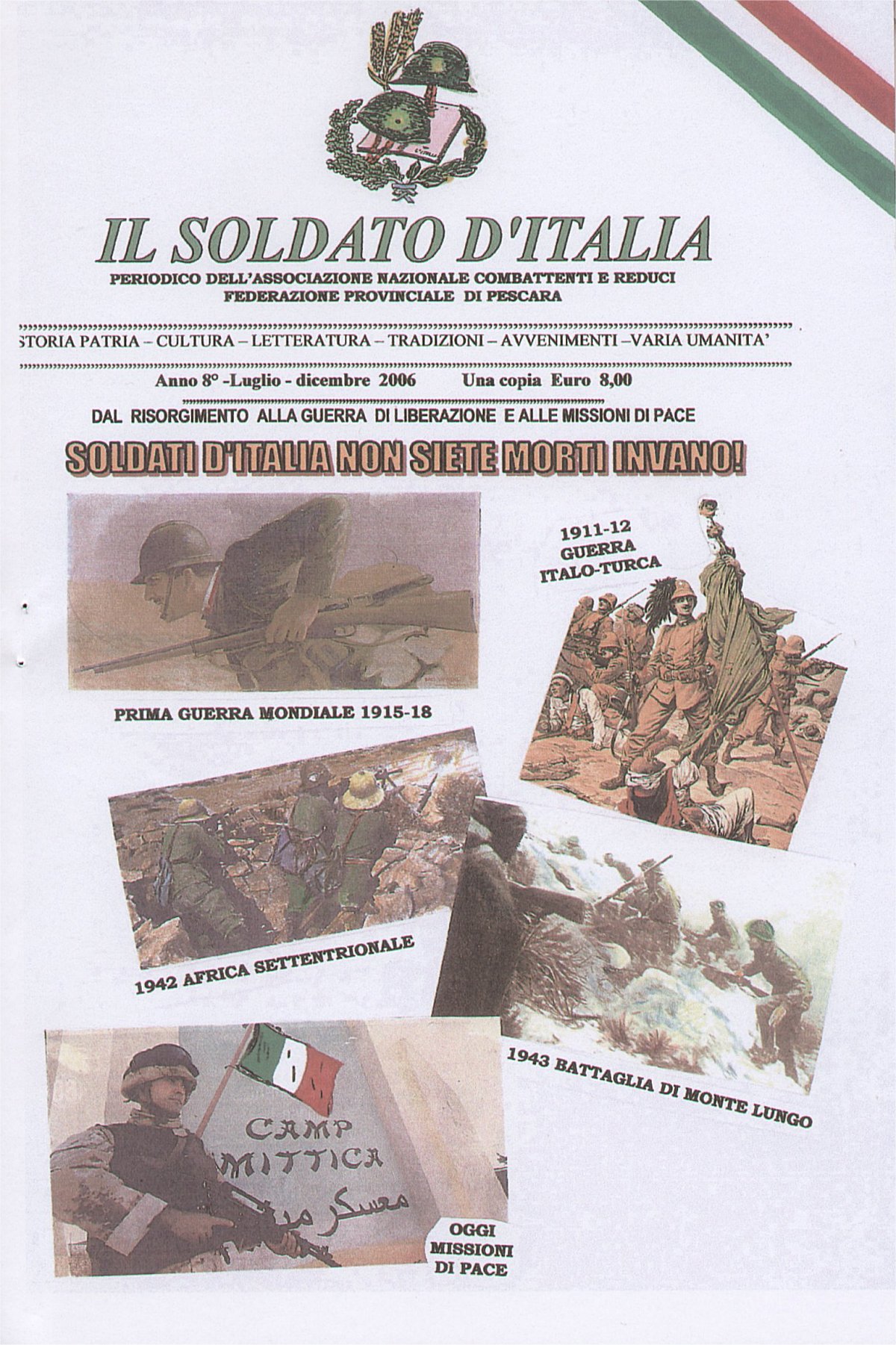 "Il soldato d'Italia", Anno 8, Luglio - Dicembre 2006