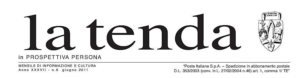 "La Tenda", anno  XXXVII, n. 6, giugno 2011