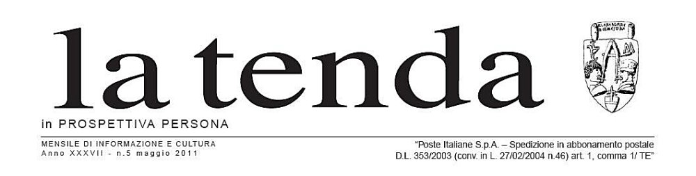 "La Tenda", anno XXXVII, n. 5, maggio 2011