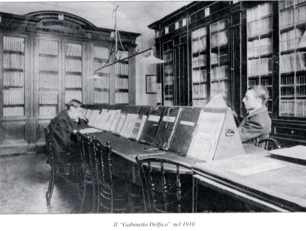 Il "Gabinetto Delfico" nel 1910