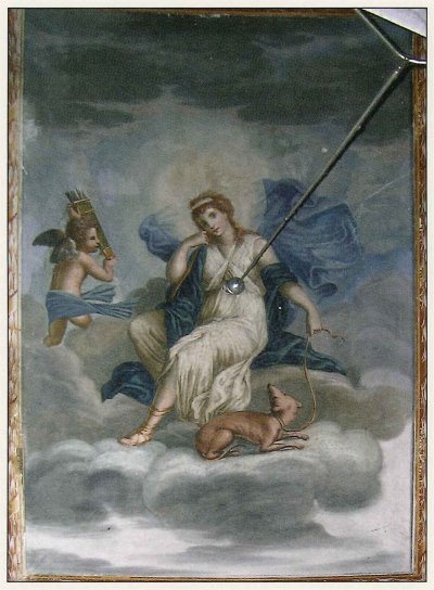 Dipinto su volta, Palazzo Rozzi