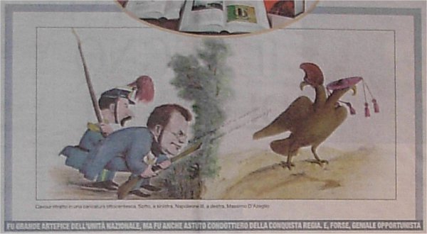 "La Repubblica", giovedì 22 marzo 2007, pag. 52. La caricatura pubblicata