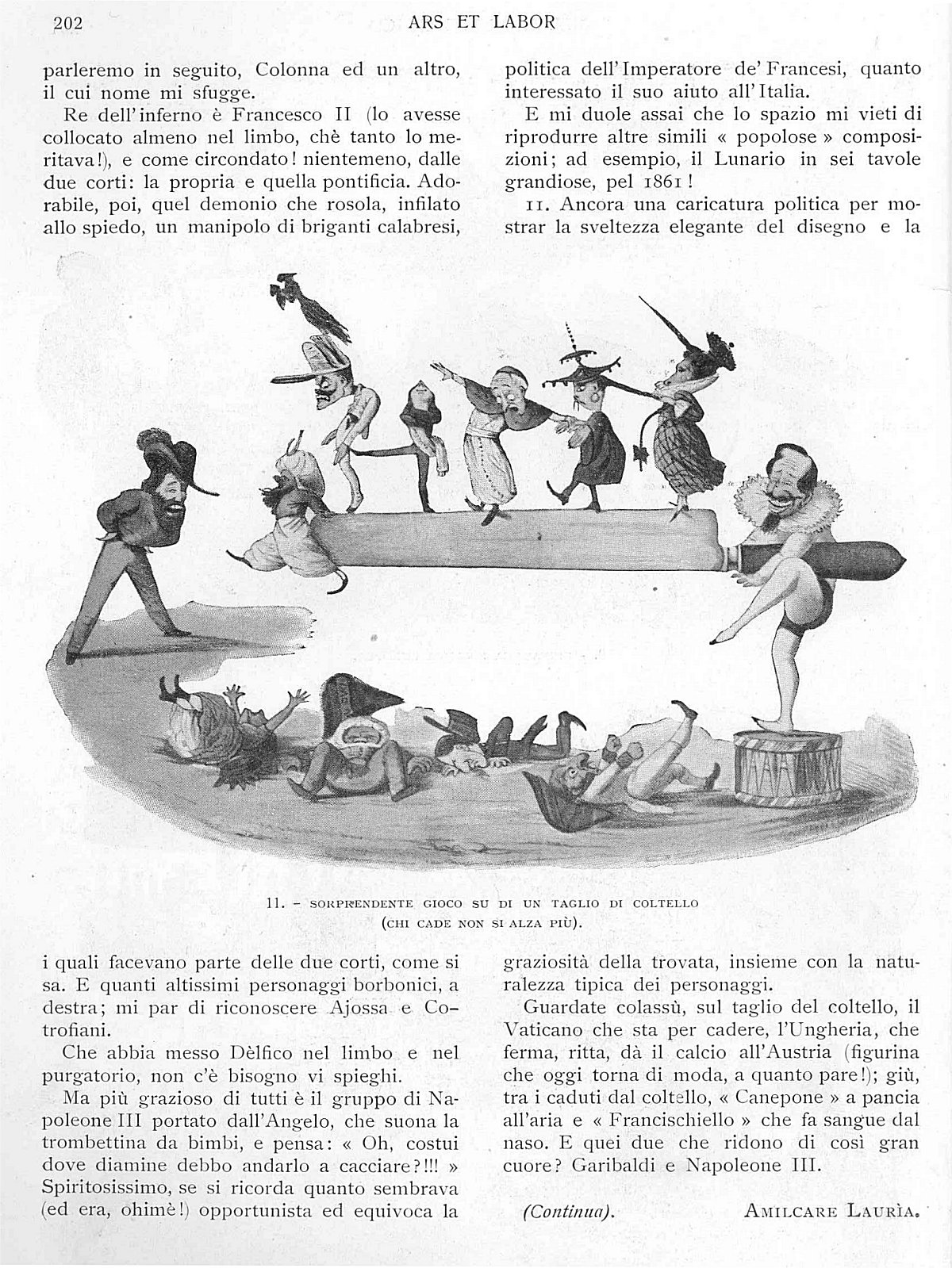 "Ars et Labor", Marzo 1906, anno 61°, n. 3, pag. 202 (fine 1° parte)