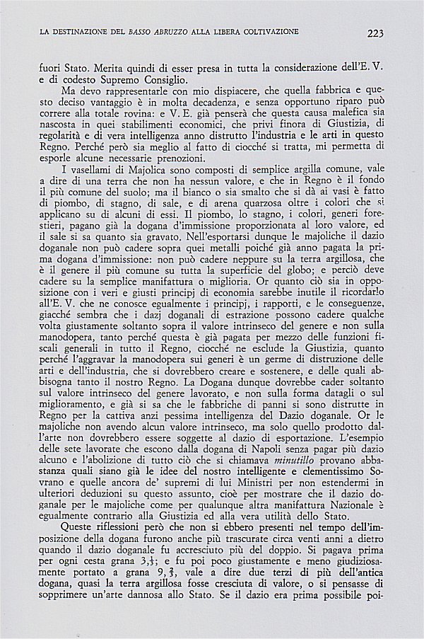 Trascrizione della lettera, pag. 223