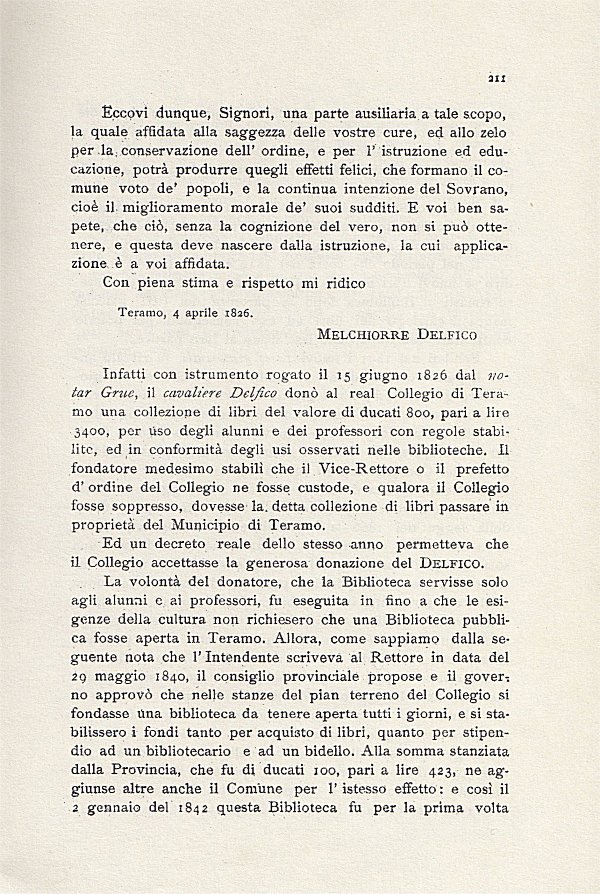 Monografia della provincia di Teramo, cap. XIV, pag. 211