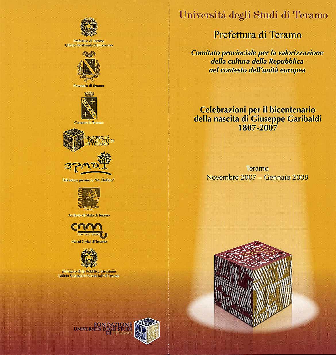 Programma del convegno di studi