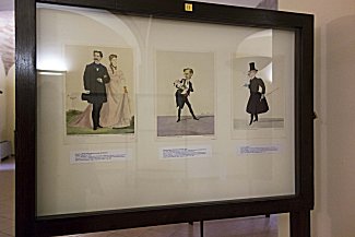 Alcune delle caricature esposte
