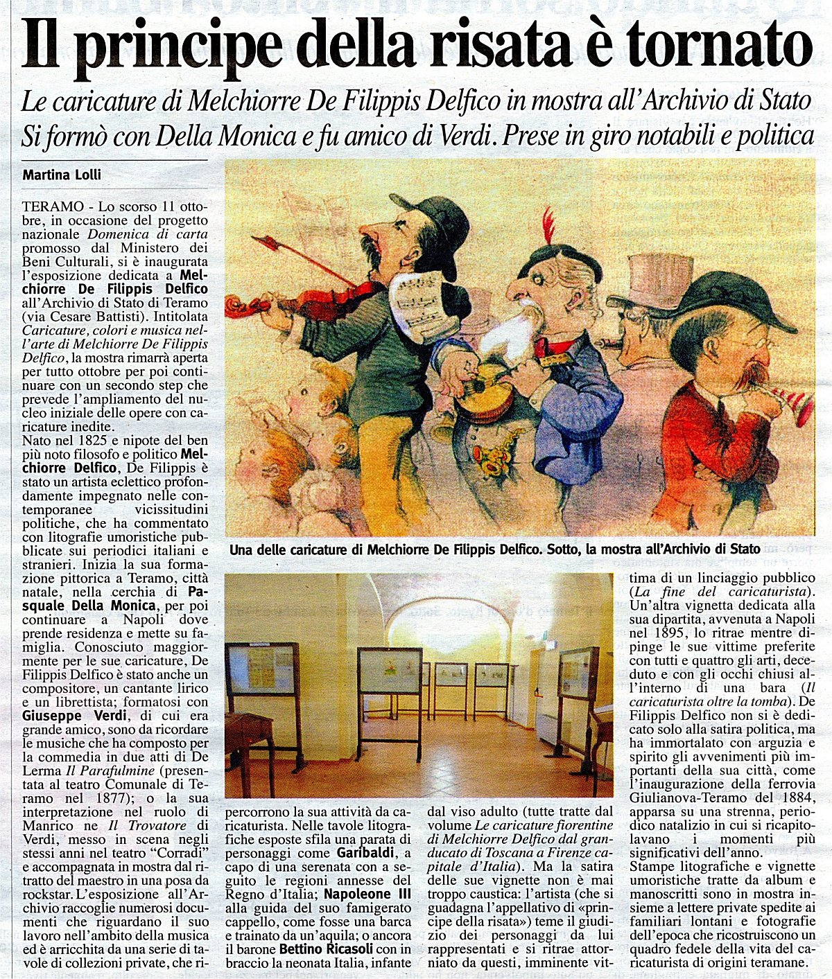 "La Citt",Gioved 22 ottobre 2015