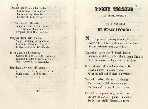 Ode per vecchio cimitero Teramo di Gregorio De Filippis Delfico