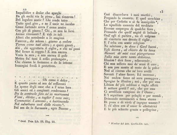 Ode per vecchio cimitero Teramo di Gregorio De Filippis Delfico