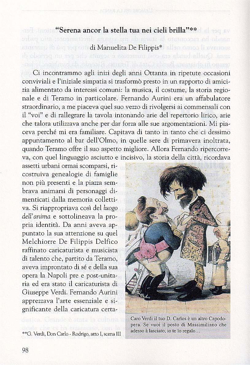 Fernando Aurini. Memorie d'Abruzzo, pag. 98