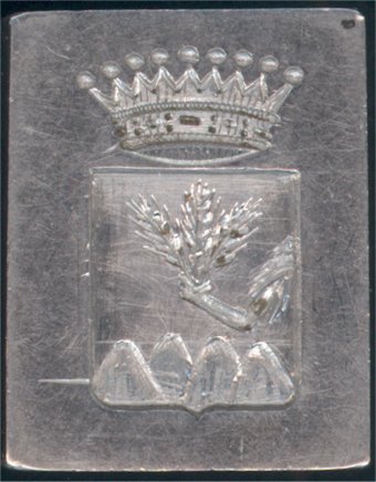 Anello - timbro con stemma dei Conti di Longano