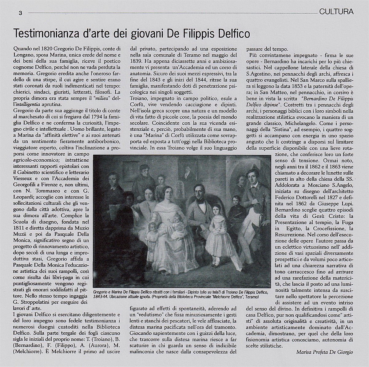 "La Tenda", anno XXXIV, n.9/2007